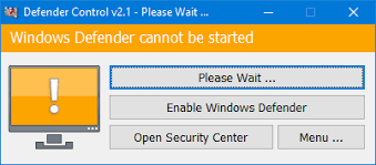 Defender Control(Windows安全中心关闭)v2.1.0-楊仙森万事坞