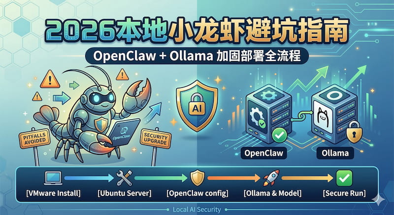 2026养龙虾我要本地的--OpenClaw + Ollama 部署在本地全流程-楊仙森万事坞